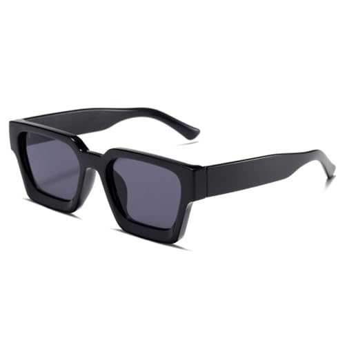 Neue 2025 Retro-Quadrat-Sonnenbrille mit dickem Rahmen und verstärktem Metallscharnier UV400