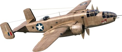 Maquette d'avion B-25C Mitchell Airfix, kit de précision 1:72 en plastique injecté