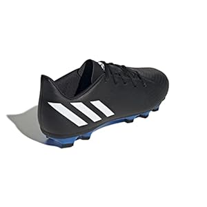 Adidas Predator Edge.4 FxG, voetbalschoenen, uniseks, volwassenen, NEGBáS/FTWBLA/Rojint, 36 2/3 EU, Negbás Ftwbla Rojint, 36.5 EU