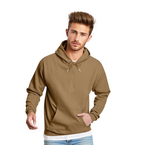 Mens Big & Tall Hoodies Lightweight Long Sleeve Drawstring Hooded Sweatshirts Solid Basic Pullover Tops2