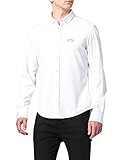 Puños cuadrados BOSS Biado_r, Camisa, para Hombre, Blanco (White100), M
