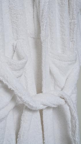 Umbrella Outdoors Premium Cotton Terry Toweling Bathrobe - Unisex Spa & Hotel Quality Gown, Extra Soft & Absorbent Thick Towel Bathrobes for Men & Women Towel