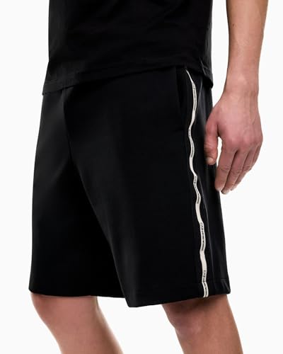 Bermuda EA7 Armani noir en coton premium premium - 2