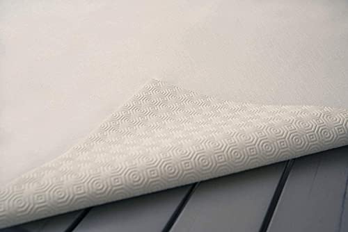 Hule muletón protector de mesa con base acolchada de PVC y algodón de calidad 4