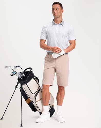 Image of Men's Golf Polo Shirts Dry Fit Performance Moisture Wicking Casual Print Golf Shirts for Men Breathable