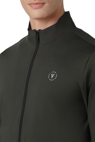 Image of Van Heusen Men's Flex Power Series Full Sleeve Sports Jacket | Zip Front | Perfect for Layering