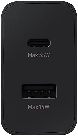 Samsung EP-TA220NBEGEU ładowarka do telefonu komórkowego USB-C, USB-A czarna
