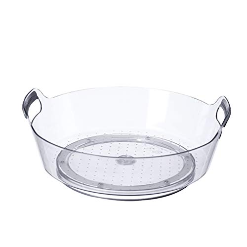 Plattenspieler-Tablett-Organizer, Plattenspieler-Tablett-Organizer Rutschfeste Plattenspieler-Lagerung mit Griffbehälter für Küche Badezimmer