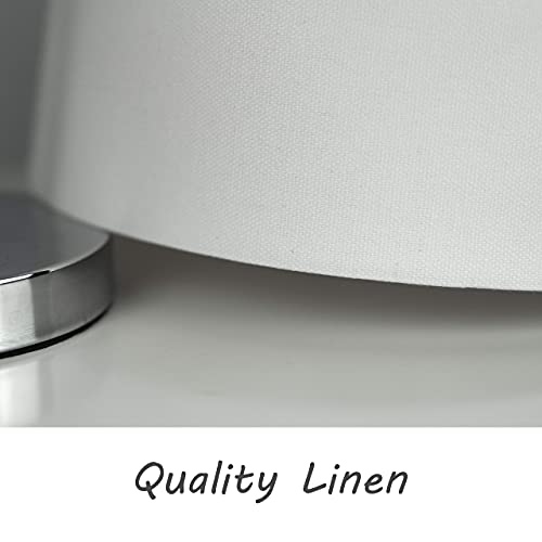 Mestar Decor Uno Fitter Small Off White Fabric Lampshade 9" X 10" X 7.5" #TOP4