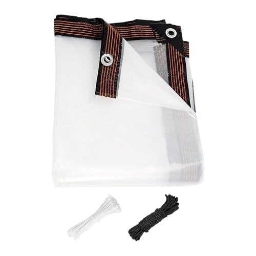 Protector impermeable transparente para cenadores y terrazas que mantiene el patio seco 2