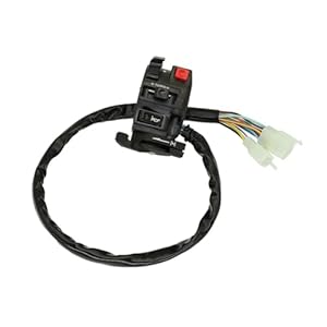 ESyem Motorrad Lenkerschalter 5-Funktion mit Chokehebel