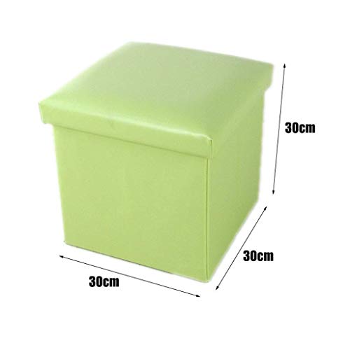 Pouf escamotable bleu pour ranger vos chaussures et jouets