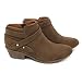 Soda SWEETEN Women's Fashion Closed Toe Multi Strap Ankle Bootie Block Heel (Brown Sweeten, numeric_8)