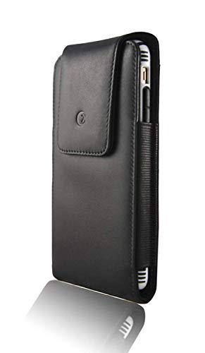 monsoon [Alpha] Genuine Leather Case Holster with Belt Clip for iPhone 12 / iPhone 12 PRO / iPhone 11 / XR - fits 6.1