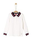  s.Oliver Mädchen 53.908.35.5938 Poloshirt, Beige (Ecru 0210), 116 (Herstellergröße: 116/122/REG)