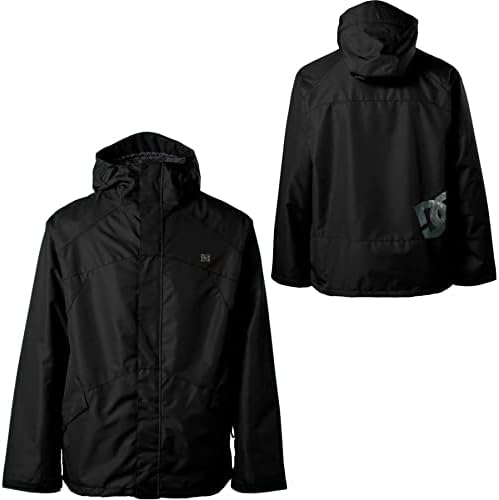 Dc Showtime Snowboard Ski Hooded Jacket M Medium 5,000 MM Exotex Waterproof Black