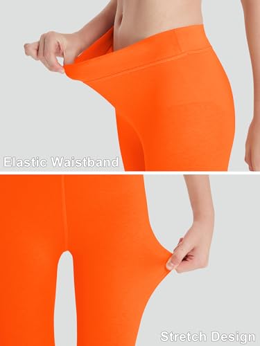 Dreammonkey 2T to 13Years Girls Cotton Leggings Toddler Kids Basic Solid Footless Tights Soft Stretchy Layering Yoga Pants2