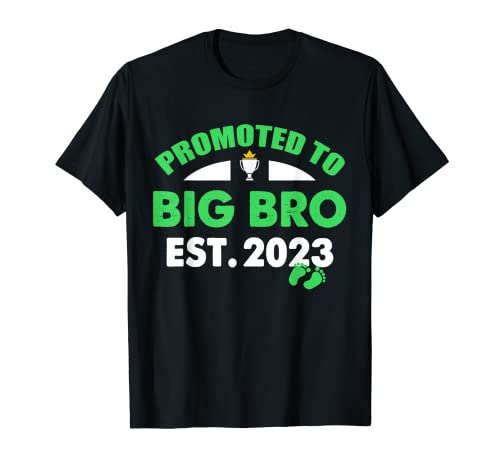 Funny Soon To Be Bro 2023 Promoted To Big Brother Est. 2023 T-Shirt