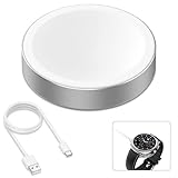 SenMore Magnetica Adattatore Caricatore USB C per Samsung Galaxy Watch 7/Ultra/6/6 Classic/5/5 Pro/4/4 Classic/3/Active 2/Active 1/FE, Base di ricarica con cavo di ricarica tipo-C da 3,3 ft/1 m