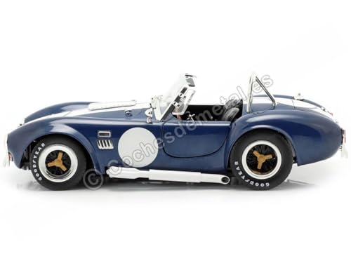 Modelo Shelby Cobra 427 S/C 1965 1:18 Azul miniatura 3
