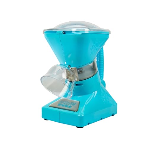 SNOWIE - Little Snowie Max Snow Cone Machine - Premium Shaved Ice Maker, With Powder Sticks Syrup Mix, 6-Stick Kit, Light Blue