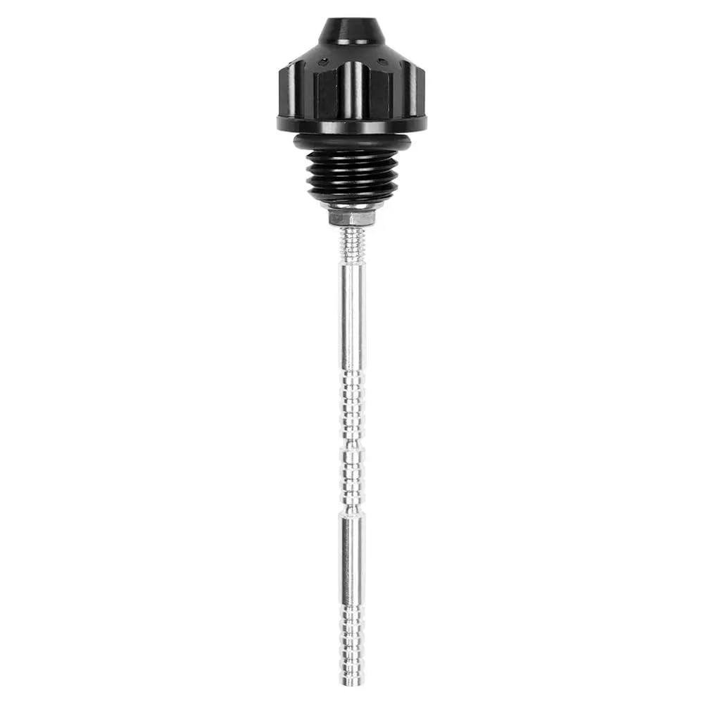 Moto Indicatore di Livello Olio Asta di Livello Antifurto Tappo del Serbatoio 'olio Motore Compatibile con i Modelli di Scooter PCX125 PCX150 PCX160(Black)
