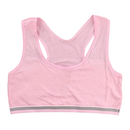 Top Niñas 140 Niños Niñas Ropa Interior Algodón Sujetador Chaleco Niños Ropa Interior Deportiva Ropa Interior Ropa interior Niñas Calzoncillos 140, rojo, A