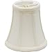Progress Lighting P8647-01 Clip-On Shantung Shade for Chandeliers and Wall Fixtures, Off White