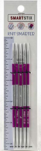 Aiguilles à tricoter double pointe Knitter's Pride SmartStix 3mm pour tricot circulaire