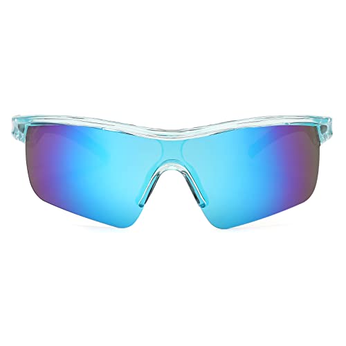Feisedy Kids Teens Baseball Polarized Sunglasses Sports Tr90 Frame Boys Girls Cycling B2454 #TOP2