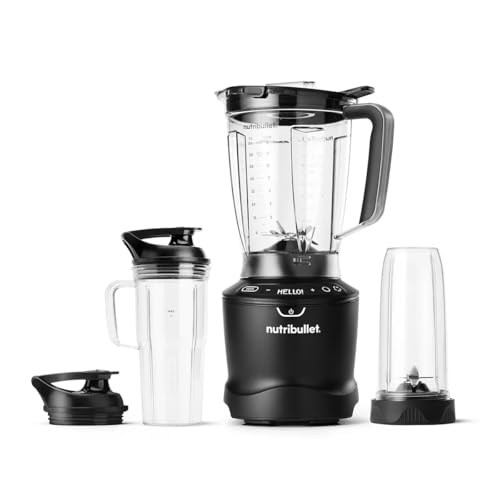 Opiniones y reviews de Nutribullet Mexico comprados en linea. 40 Nutribullet Smart Sense, Licuadora de 1400W, 5 Velocidades, Sistema de Licuado Automático, Negro