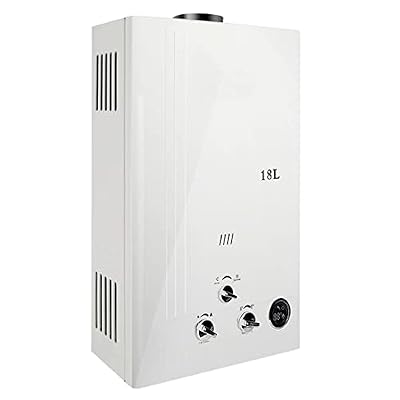 TENGCHANG 18L LPG Propane Gas Hot Water Heater 90000 BTU Tankless Instant Boiler Digital Display with Shower