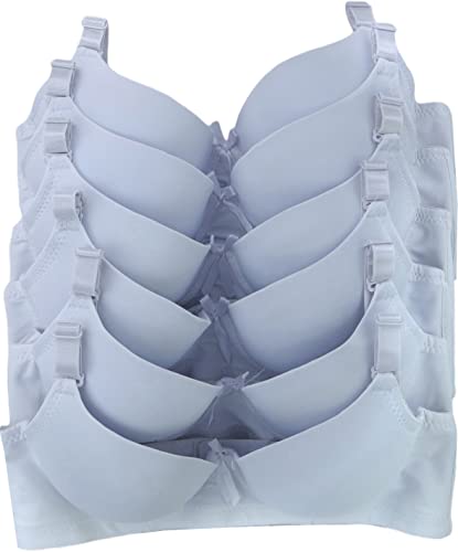 Image of ToBeInStyle Women's Pack of 6 Classic Style Underwire Supportive Padded Bras