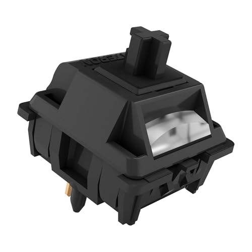 Gateron Ghost Switches for Mechanical Gaming Keyboard,5-Pin 48gf RGB SMD Dual-Stage Spring Pre-Lubed Full POM Linear Switches(108PCS)