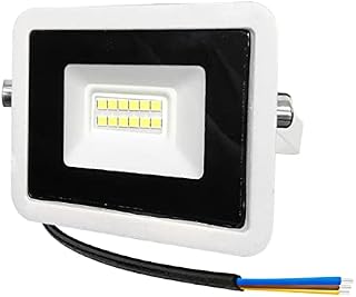LED Flood Lights 10W Outdoor, 1000ml Super Bright Security Lights, Waterproof IP66 Warmwhite Wall Lights Fixture for Yard Stadium Garden Garage Playground