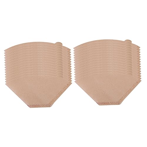 NUOBESTY Filtros De Papel Desechables 100 Unid Filtro De Espresso Sin Blanquear