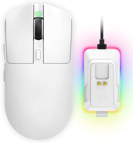 Wireless Gaming Mouse, Tri-Mode 2.4GHz/USB-C/Bluetooth Wireless M...