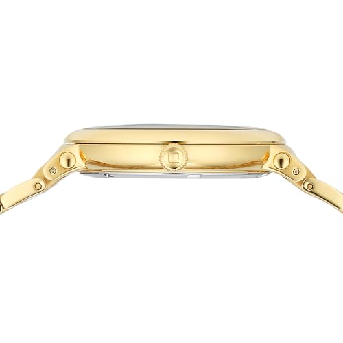 Image of Xylys Duet Swiss Analog Golden Stainless Steel Strap Green Dial Watch for Women