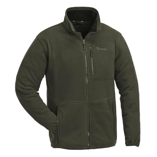 Pinewood Herren Finnveden Fleece Jacke - Fleecejacke Herren - vielseitiges Fleece aus 240g Anti-Pilling Fleece mit Reißverschluss-Taschen und verstellbarem Saum