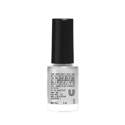 Image of LAKME True Wear Color Crush Glossy Finish Nail Polish, Long Lasting & Vibrant Nail Paint, 10, 6Ml (Pack of 3)