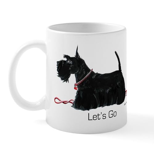 CafePress Scottie Let's Go Mug 11 oz (325 ml) Ceramic Coffee Mug