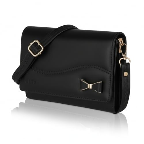 Image of ALSU Women's Sling Bag | Cross body bag| Side bag| Credit car slots| zipper pockets| detachable straps| adjustable straps| daily use| phone pockets