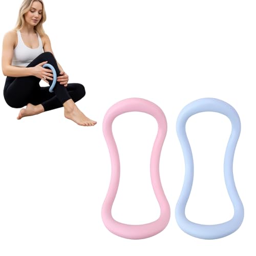 Kidsreer Set of 2 Pilates Ring Yoga Ring Magic Circle with Massage Points