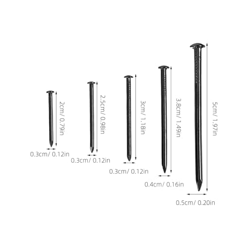 Image of Generic 1set Picture Hanging Nails Assortment Kit Wall Mount Hardware for Art Frames and Boards Multipurpose Hangers for Home Decoration Projects