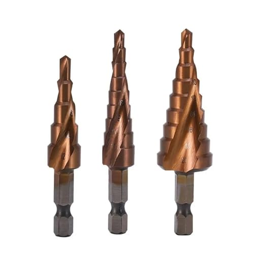 Foret étagé M35 cobalt HSS haute résistance 4-12mm pour outillage durable