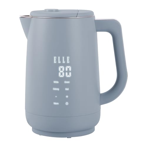 Hervidor eléctrico ELLE 1.7L con pantalla táctil azul miniatura 1
