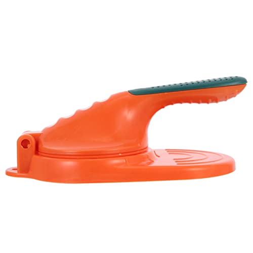 GRIRIW Ergonomic Handle Design Plastic Portable Dough Presser Easy to Clean Make Perfect Dumplings