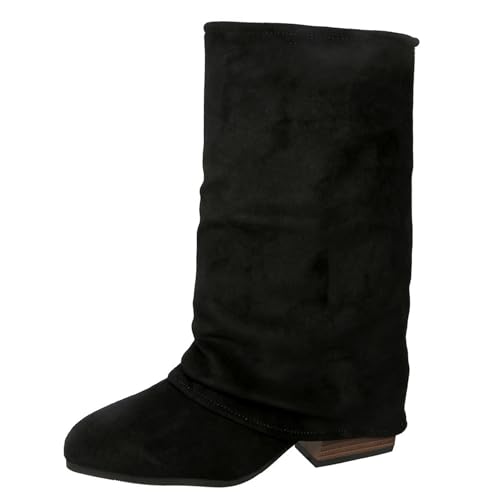 Bottines Western Gicoiz à bout rond et semelle isolante pour l'extérieur