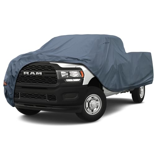 Image of GUNHYI 16 Layers Large Truck Cover Waterproof All Weater, Heavy Duty Pickup Truck Cover for RAM 2500 3500, Silverado 1500 2500 3500, F-Series F-250 F-350, Toyota Tundra etc. Length up to 261 inch.