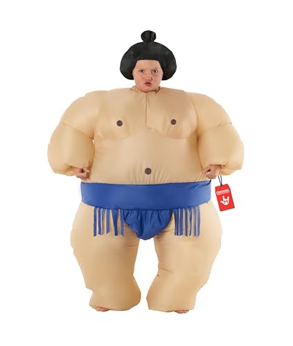 Morph Traje sumo, insuflável para menino e menina, lutador sumo, disfarces para carnaval e Halloween